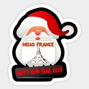 Hello france happy new year 2020 Sticker